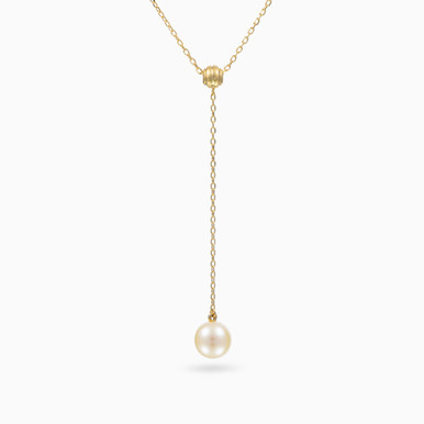 Pearl Layered Necklace in 18K Gold - LNE00132