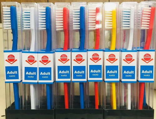 Jamaican Adult Hard Toothbrush set  of 6