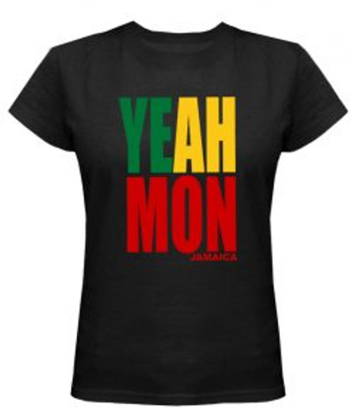 Ladies’ Yeah Mon’ Printed Cotton T-shirt