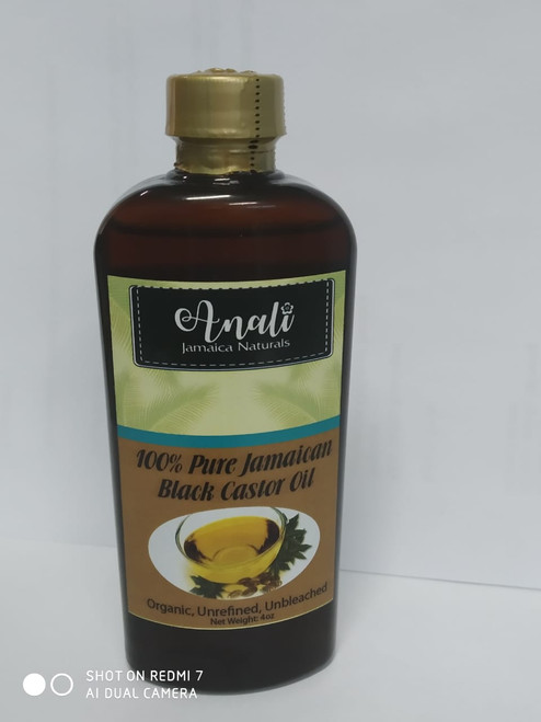 Pure Jamaican Black castor oil 4 oz