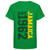 Men’s ‘Jamaica 1962’ Printed Cotton T-shirt green