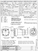 K01265M400, LC386321,  Rv Power Gear Slide Out Motor Pn K01265-M400,   (4 bolt Pattern)