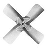 4LC2427CW Four Wing Condenser Fan Blade Heavy Duty