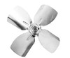 5.527CCWA Aluminum Fixed Hub Fan Blades - 4 Blades
