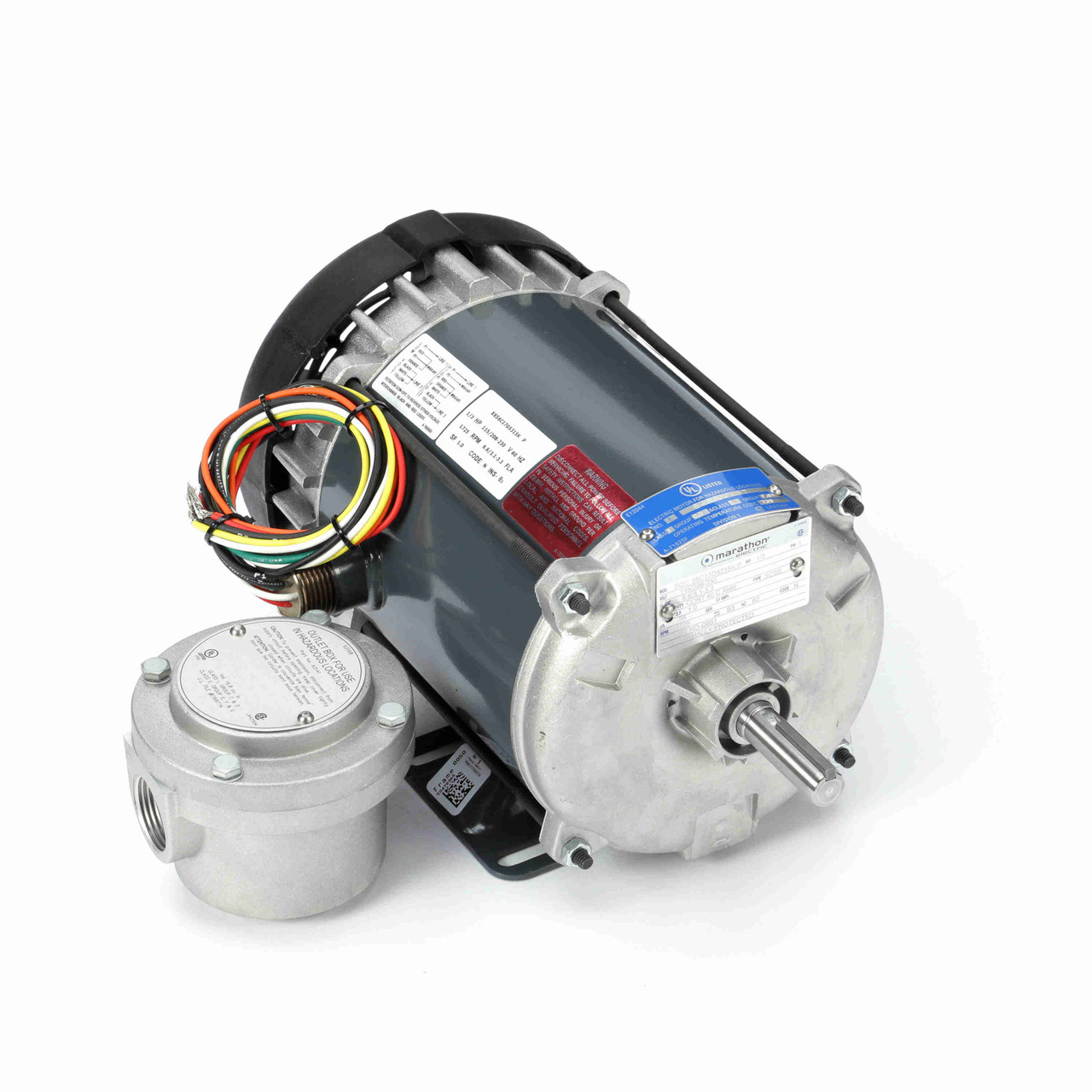 G651 Marathon Hazardous Duty Explosion Proof Motor 1/3 HP 1800 RPM 56 Frame