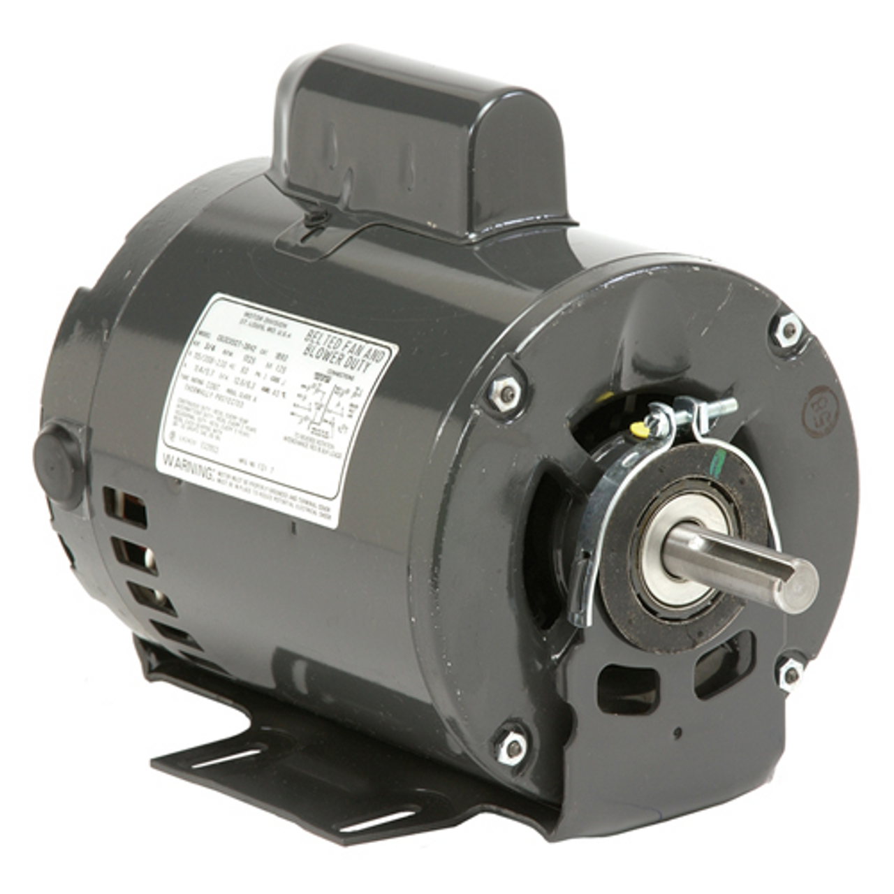 1769 Capacitor Start Belted Fan and Blower ODP, Resilient Base 1