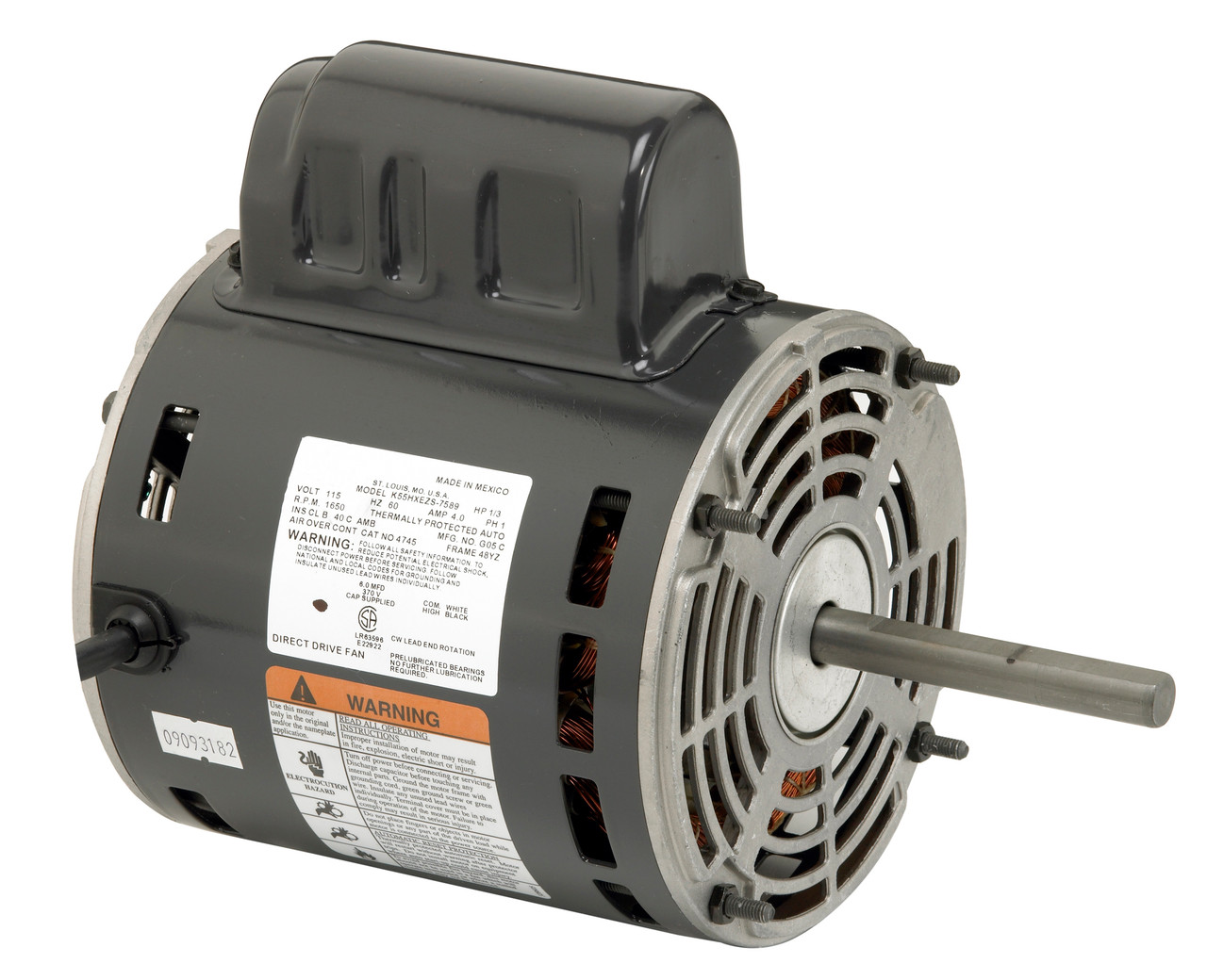 4745 Shaded Pole and Perm Split Capacitor Ventilation Direct Drive