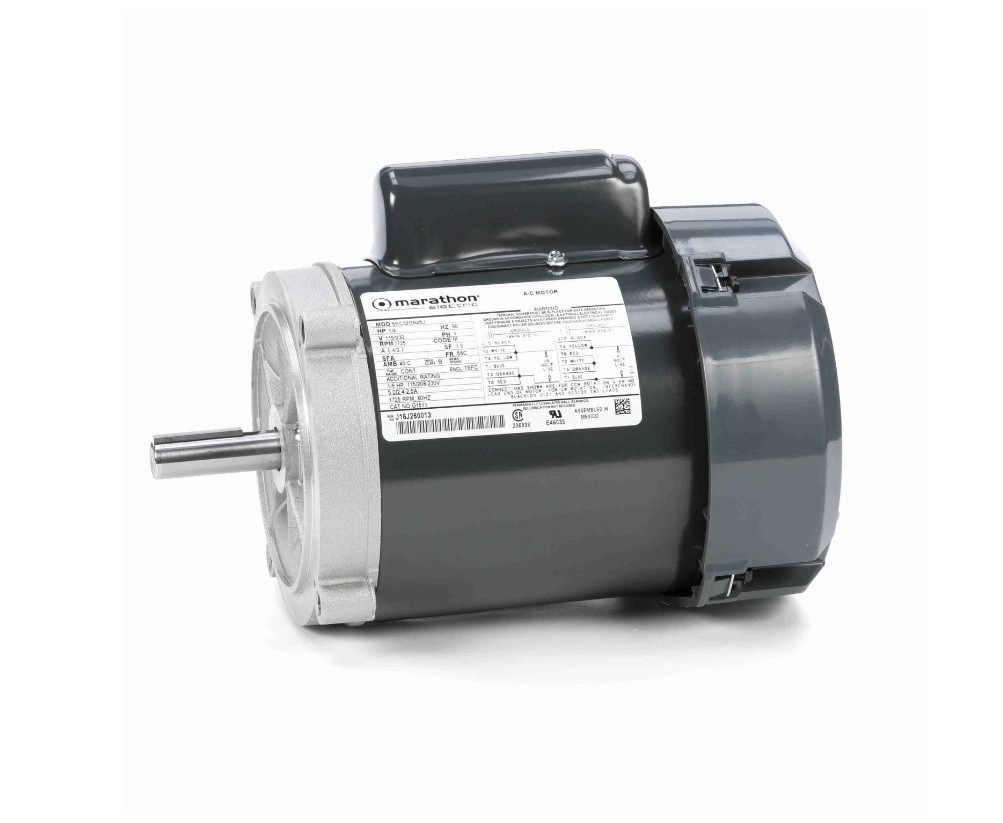 G1511 Single Phase Totally Enclosed CFace Motor 1/4 HP CSH Electric