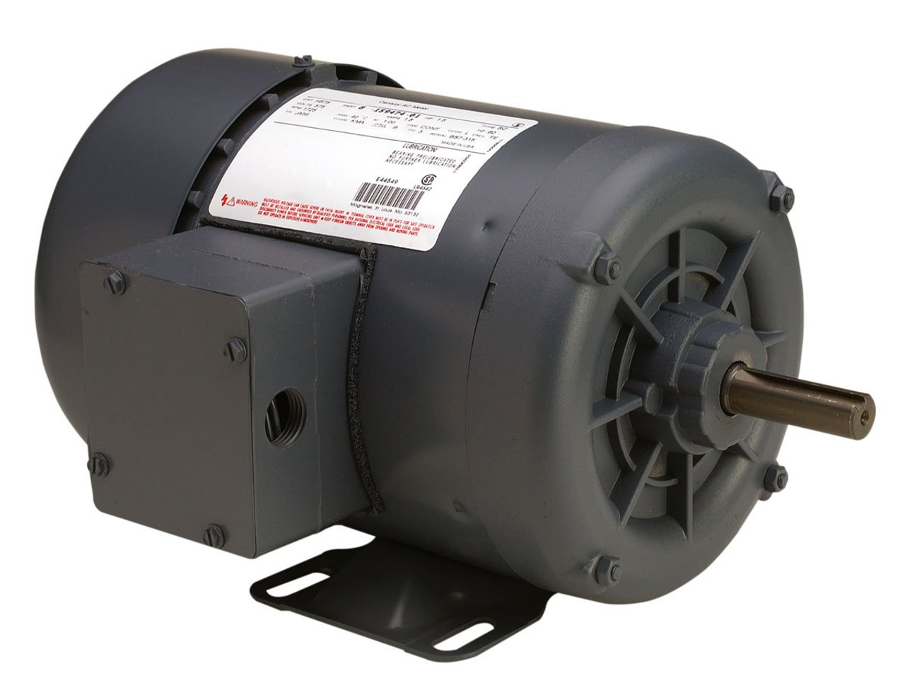 TE105 Three Phase TEFC General Purpose Motor 1.5 HP