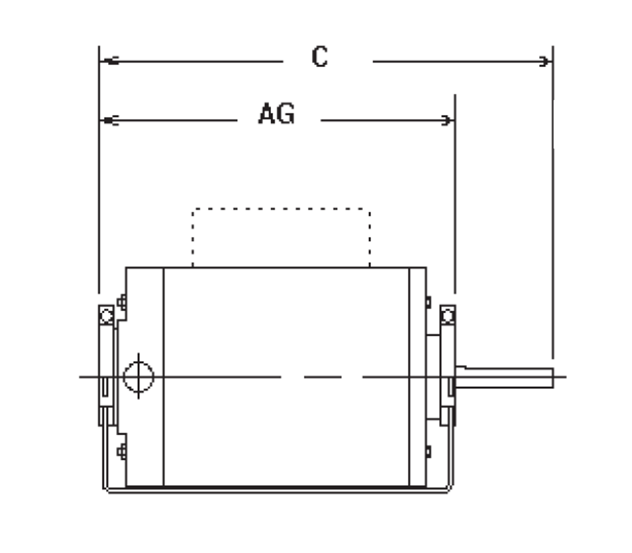 TE118 Three Phase TEFC General Purpose Motor 2 HP