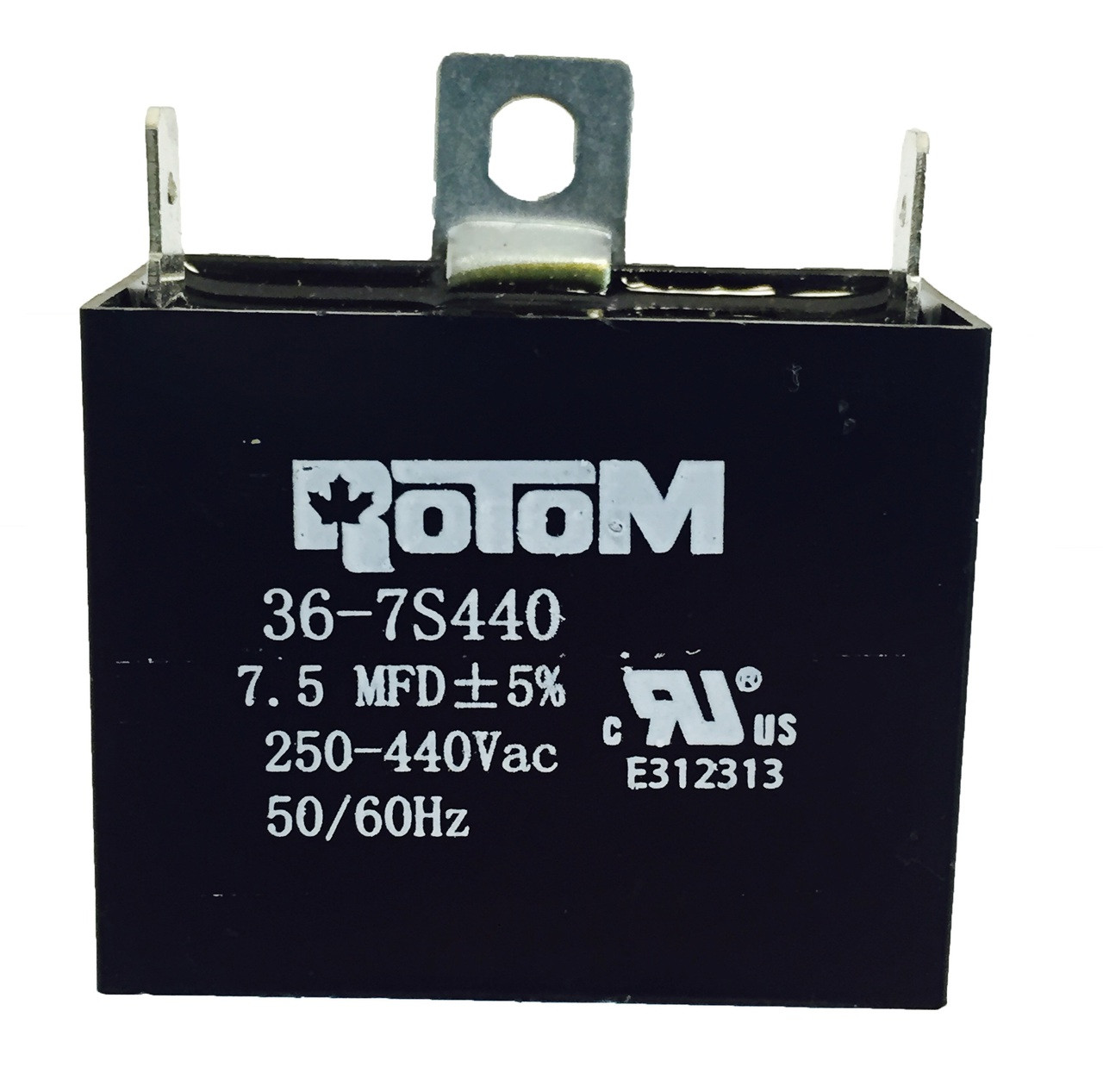 36-7S440 7.5MFD Square Run Capacitor