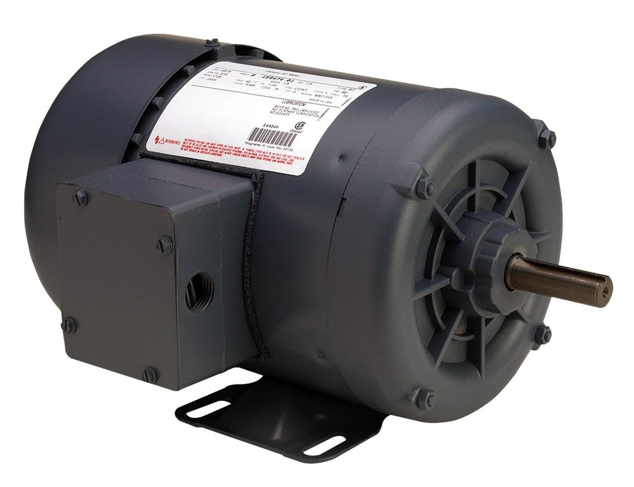H524LES Three Phase Totally Enclosed General Purpose Motor 1 HP
