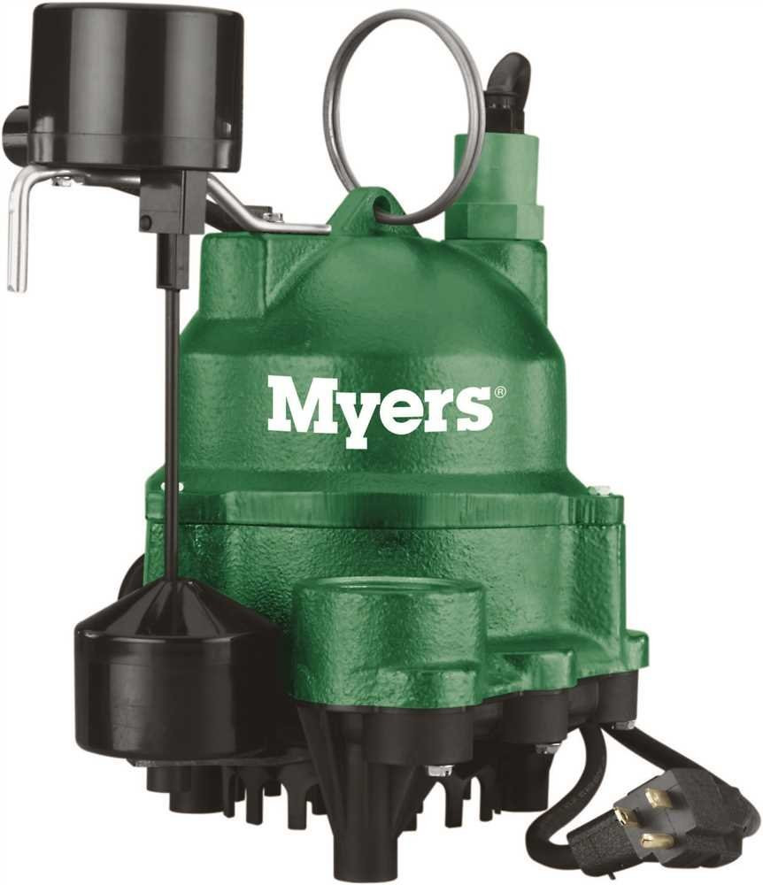 Myers MDC33V1 Cast Iron Sump Pump 1/3HP CSH Electric Motor Supply