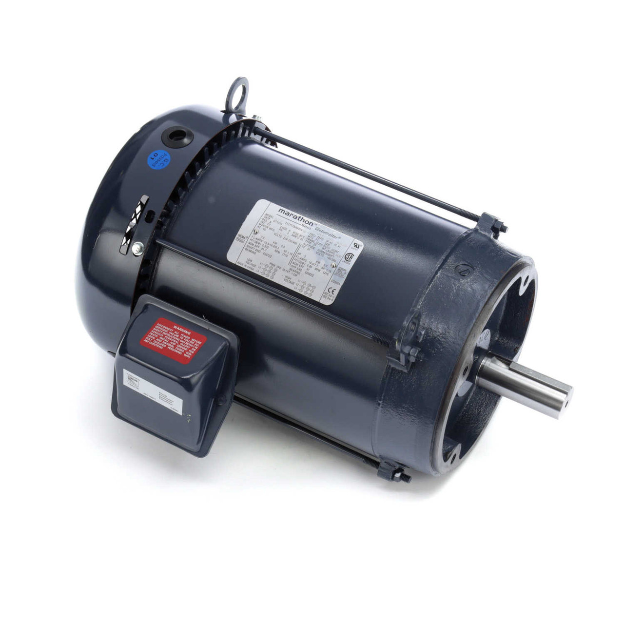 GT1316 Marathon 7 1/2 HP, 1800 RPM 230/460 Volts, 213TC FrameÂ 3-Phase Totally Enclosed Motor