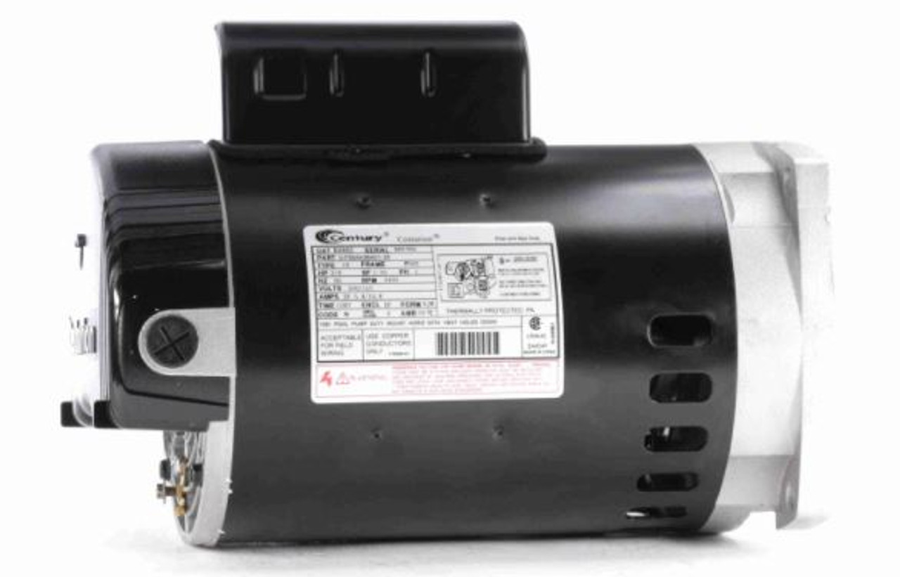 E-UB2852 OPEN BOX Square Flange Pool Motor 3/4 HP