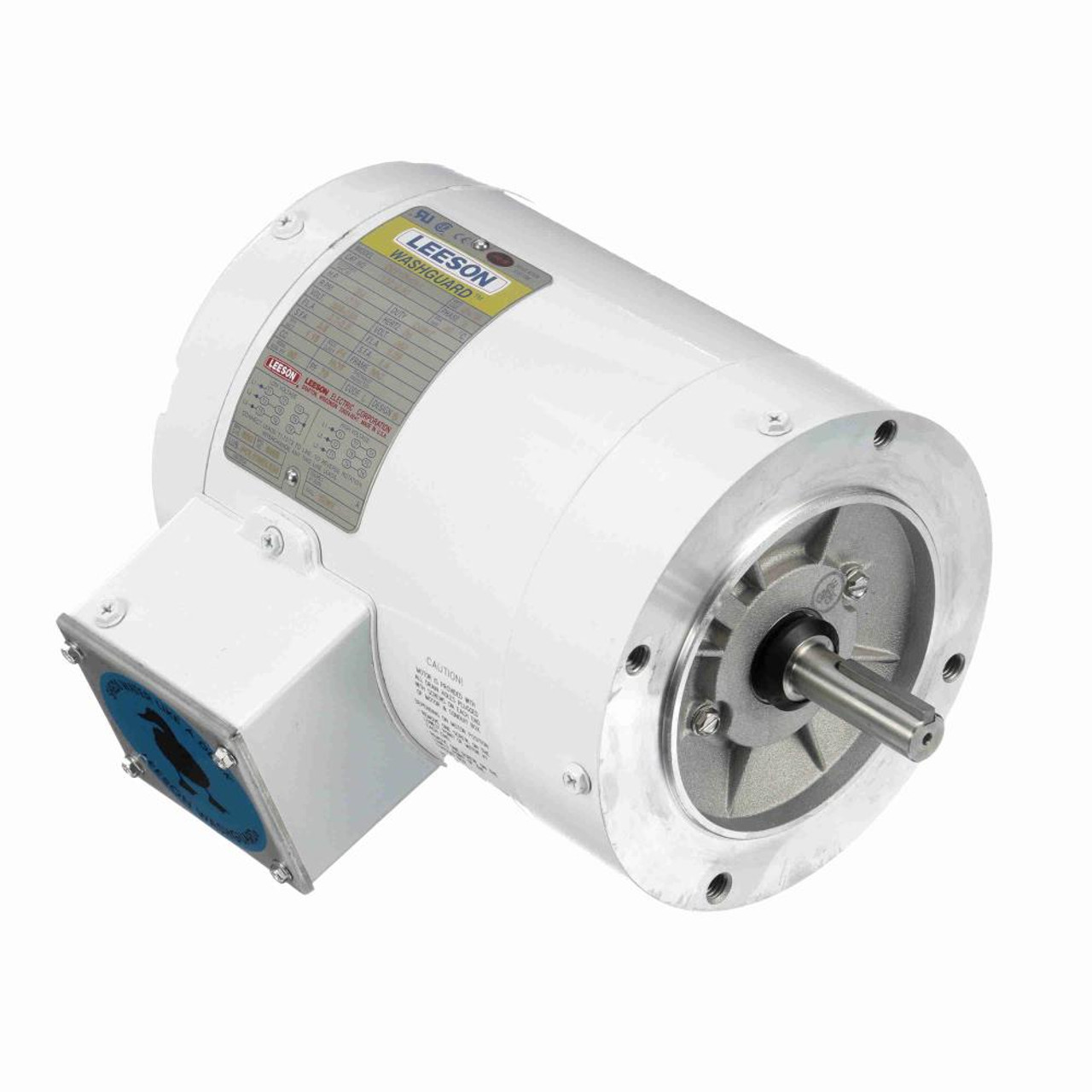 113019.00 Low Voltage Washdown Motor 3/4 Hp, 1800 Rpm, 56C Frame