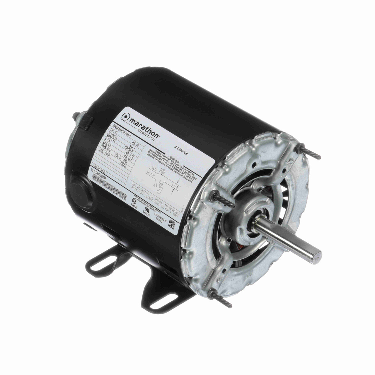 H903 Marathon General Purpose Motor 1/3 HP 1800 RPM 48Z Frame