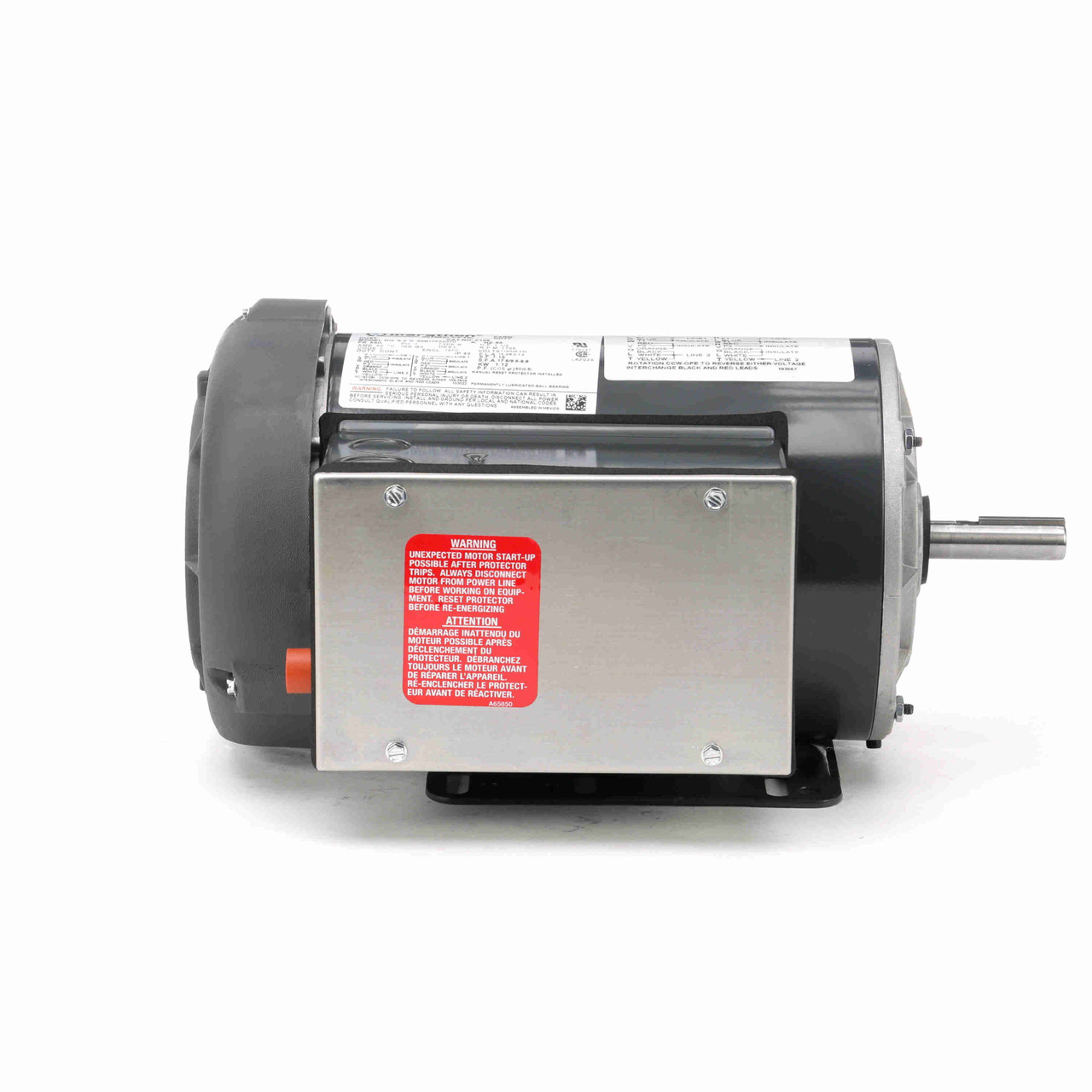 M009089.00 Marathon Agricultural Motor 1.5 HP 1800 RPM 56H Frame