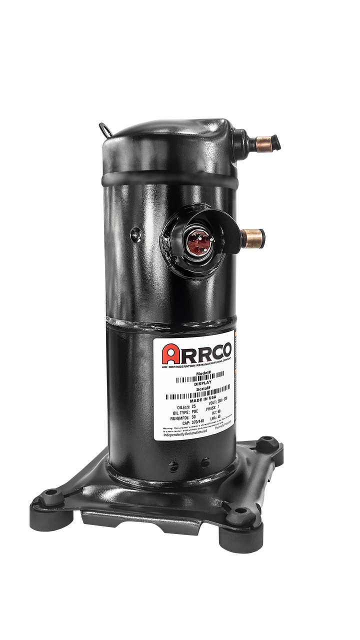 AA39KP-BFV Copeland Scroll Compressor Remanufactured by Arrco, replaces: Copeland ZP39K5E-PFV ZP38K5E-PFV ZP38K3E-PFV