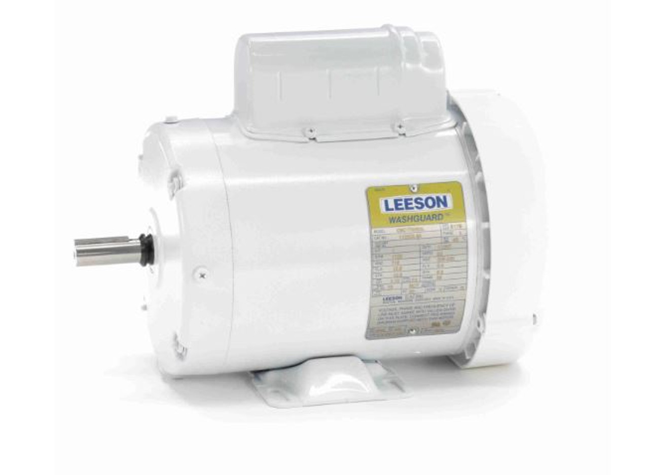 112626.00 LEESON WHITE DUCK GENERAL PURPOSE MOTOR 1 HP 1800 RPM 56 FRAME