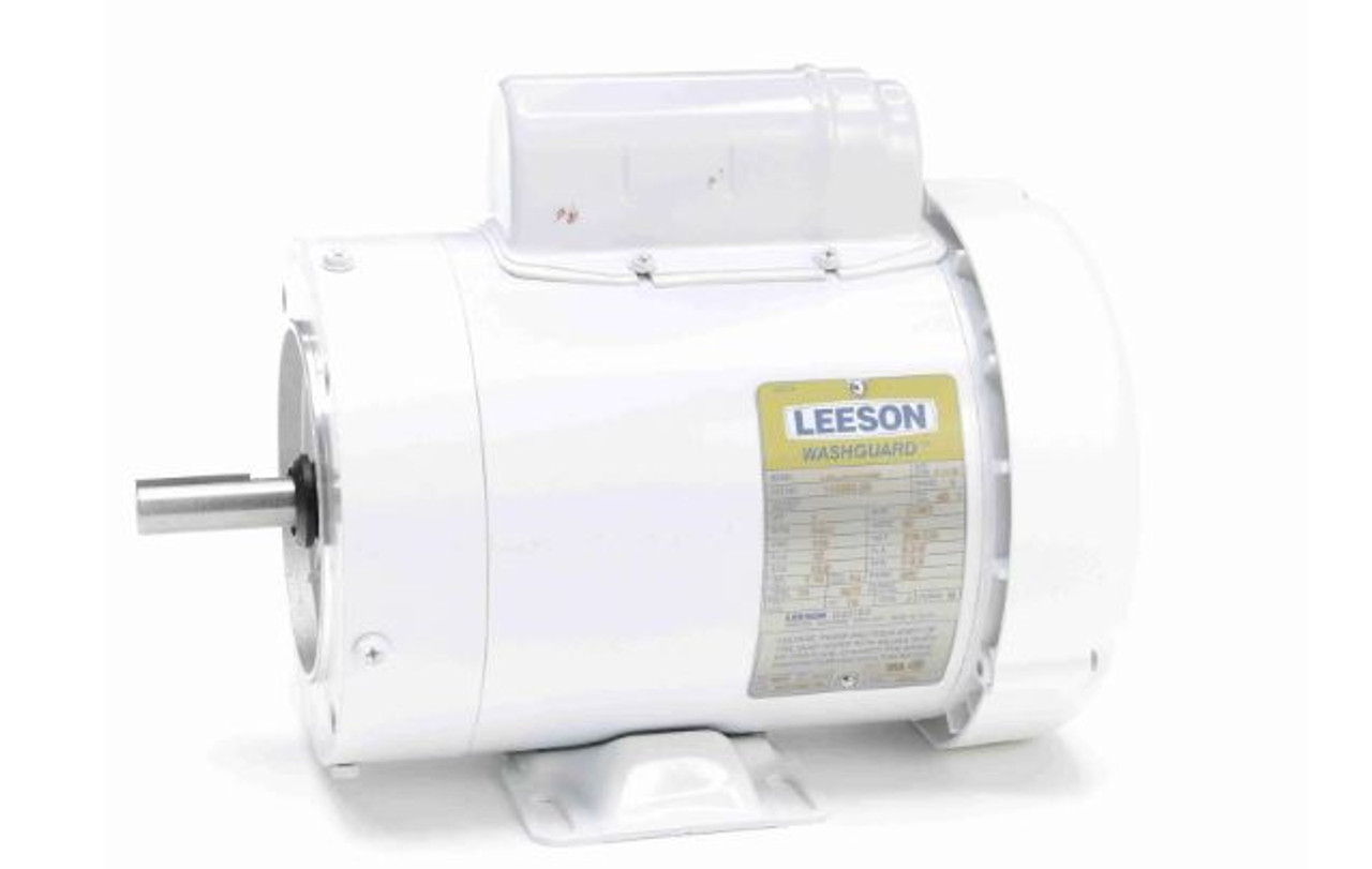 113583.00 LEESON WHITE DUCK GENERAL PURPOSE MOTOR 1 HP 3600 RPM 56C FRAME