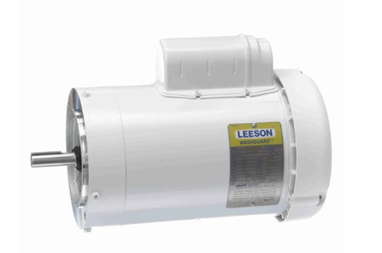 114319.00 LEESON WHITE DUCK GENERAL PURPOSE MOTOR 1.50 HP 1800 RPM 56C FRAME