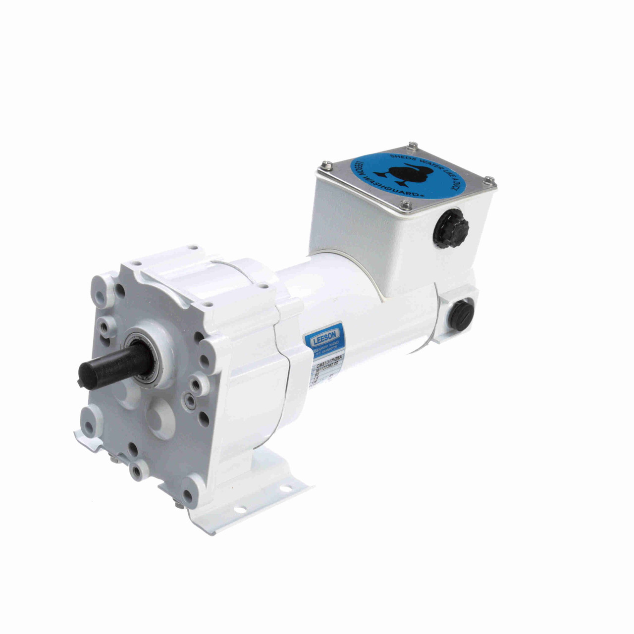 M1125262.00 Leeson White Duck Parallel Shaft Gearmotor 0.13 HP 31 RPM 31 Frame