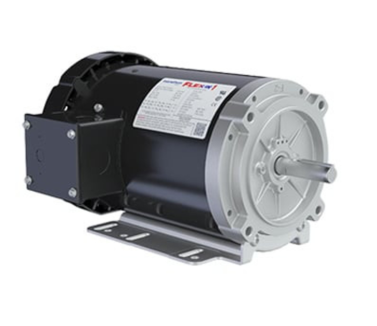 FX01BK002 | 1 HP 3600 RPM 56C 208-230/460V 3 Phase TEFC, FLEX-IN-1 Marathon Electric Motor