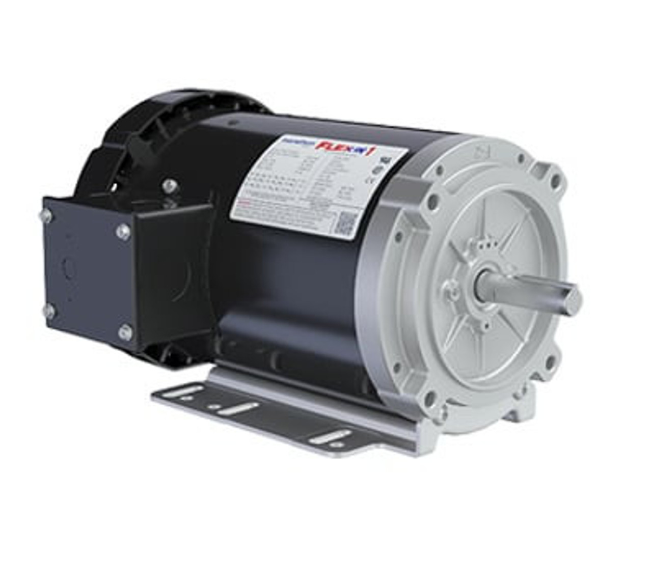 FX01BK004 | 1 HP 1800 RPM 56HC 208-230/460V 3 Phase TEFC, FLEX-IN-1 Marathon Electric Motor
