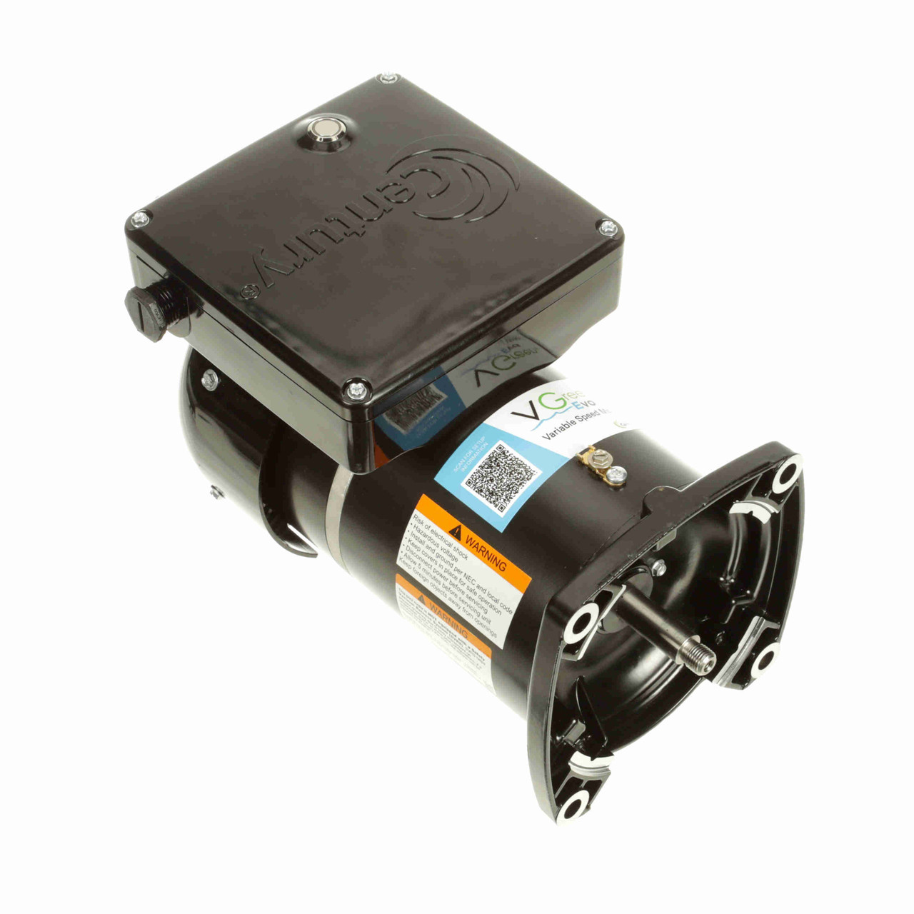 EVQ165 CENTURY VGREEN VARIABLE SPEED MOTORS POOL PUMP MOTOR 1.65/1.5 HP 48Y FRAME