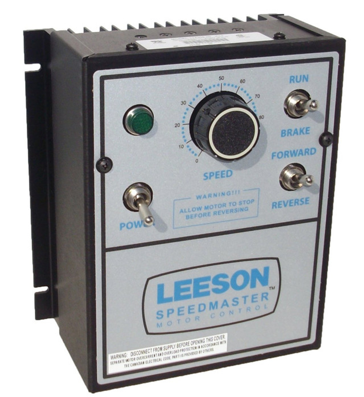 174308.00 Leeson DC Motor Control NEMA 1, 90/180VDC, 1/8 hp to 2 hp Reversing