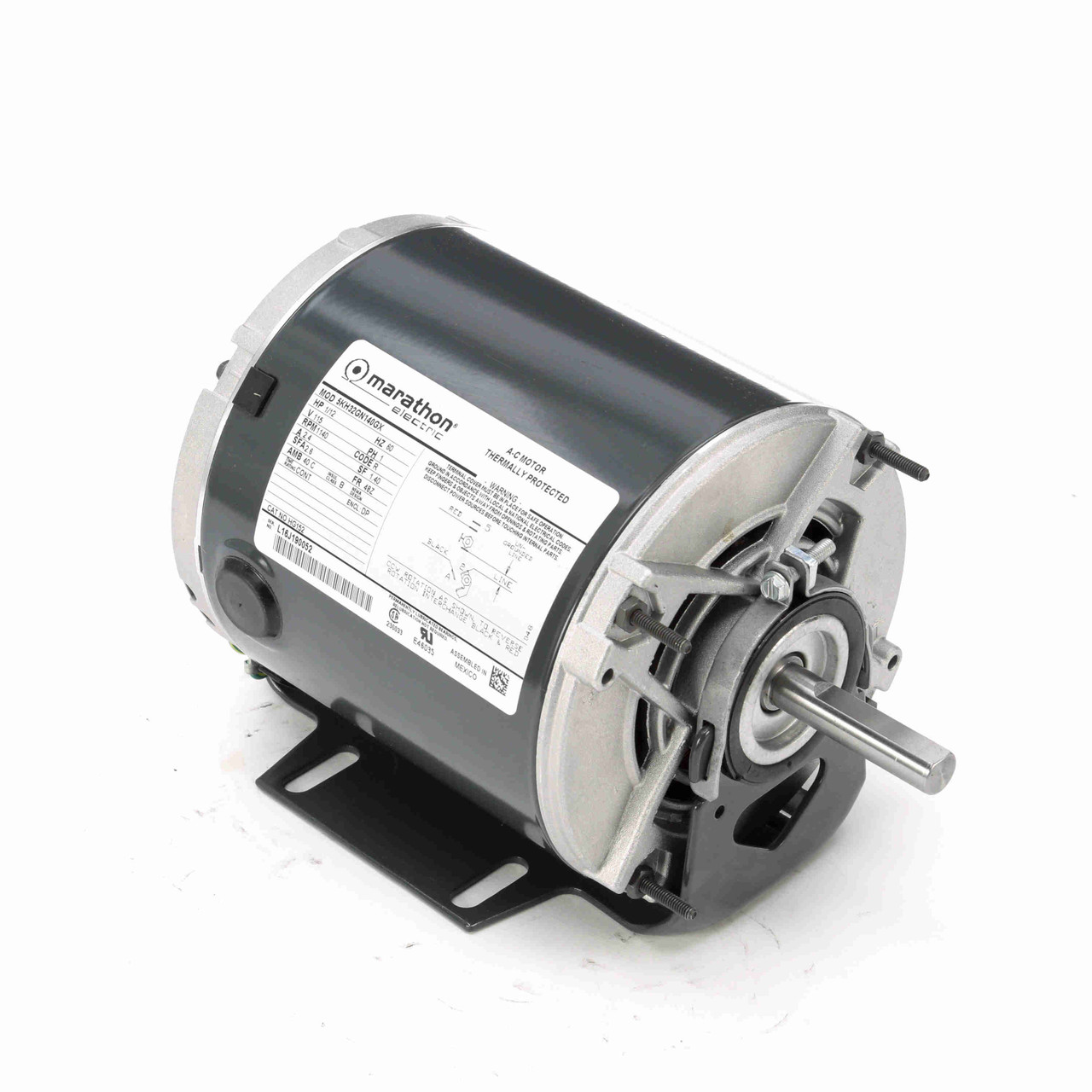 HG152 MARATHON FAN AND BLOWER MOTOR 0.08 HP 1200 RPM 48Z FRAME