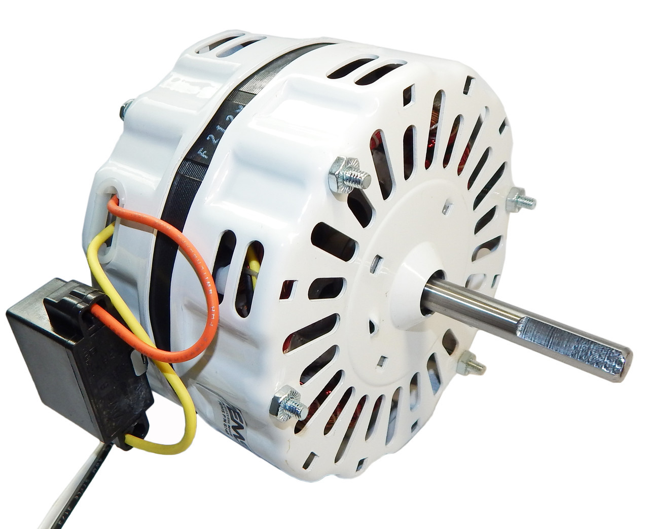 E-87406 (OPEN BOX) Nutone White Replacement Motor For  RF59P,  RF69NR, RF79P; 4.1 Amp, 1725 RPM, 115 Volts,
