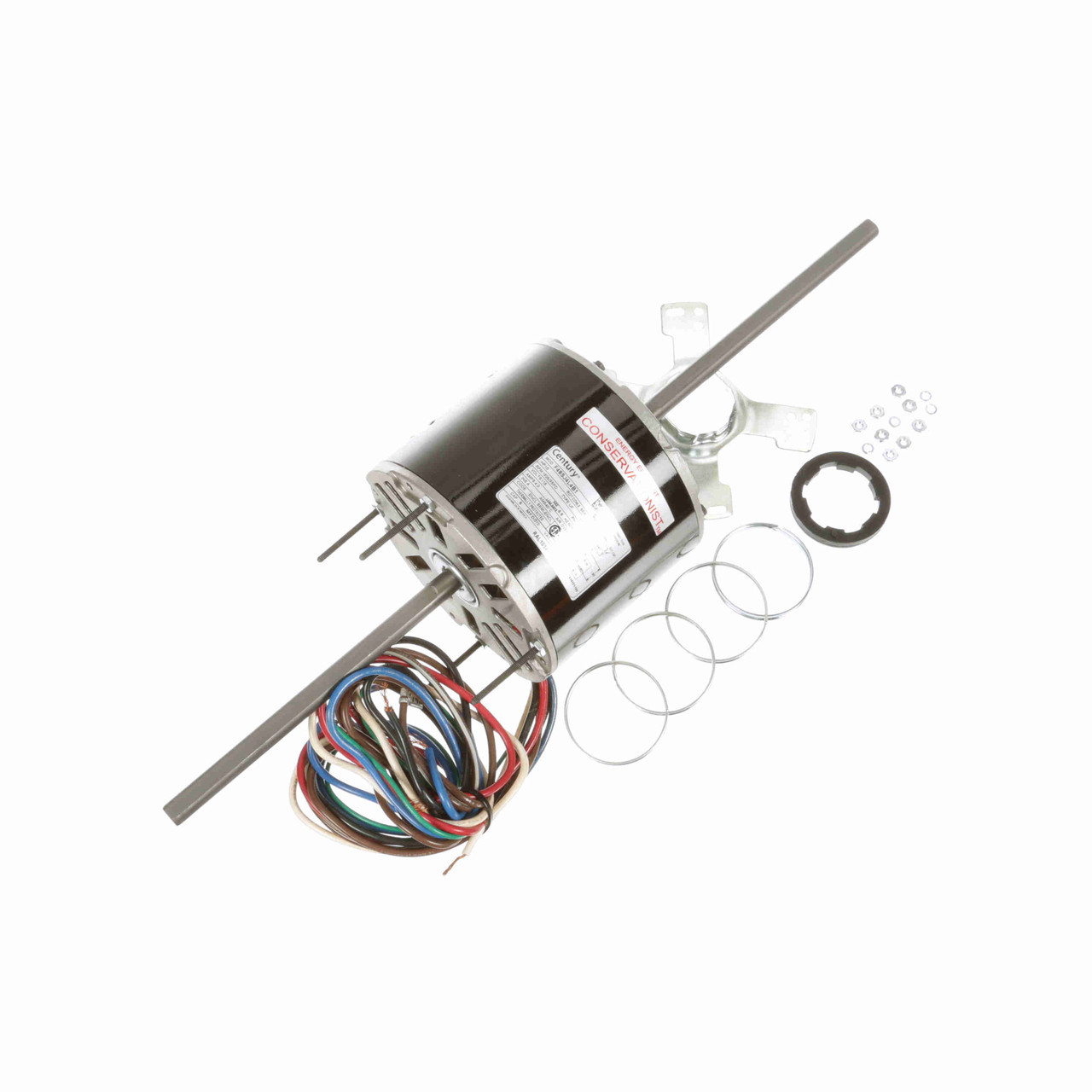 E-RAL1034 OPEN BOX 5-5/8" Diameter Double Shaft Fan/Blower Motor 1/3 HP