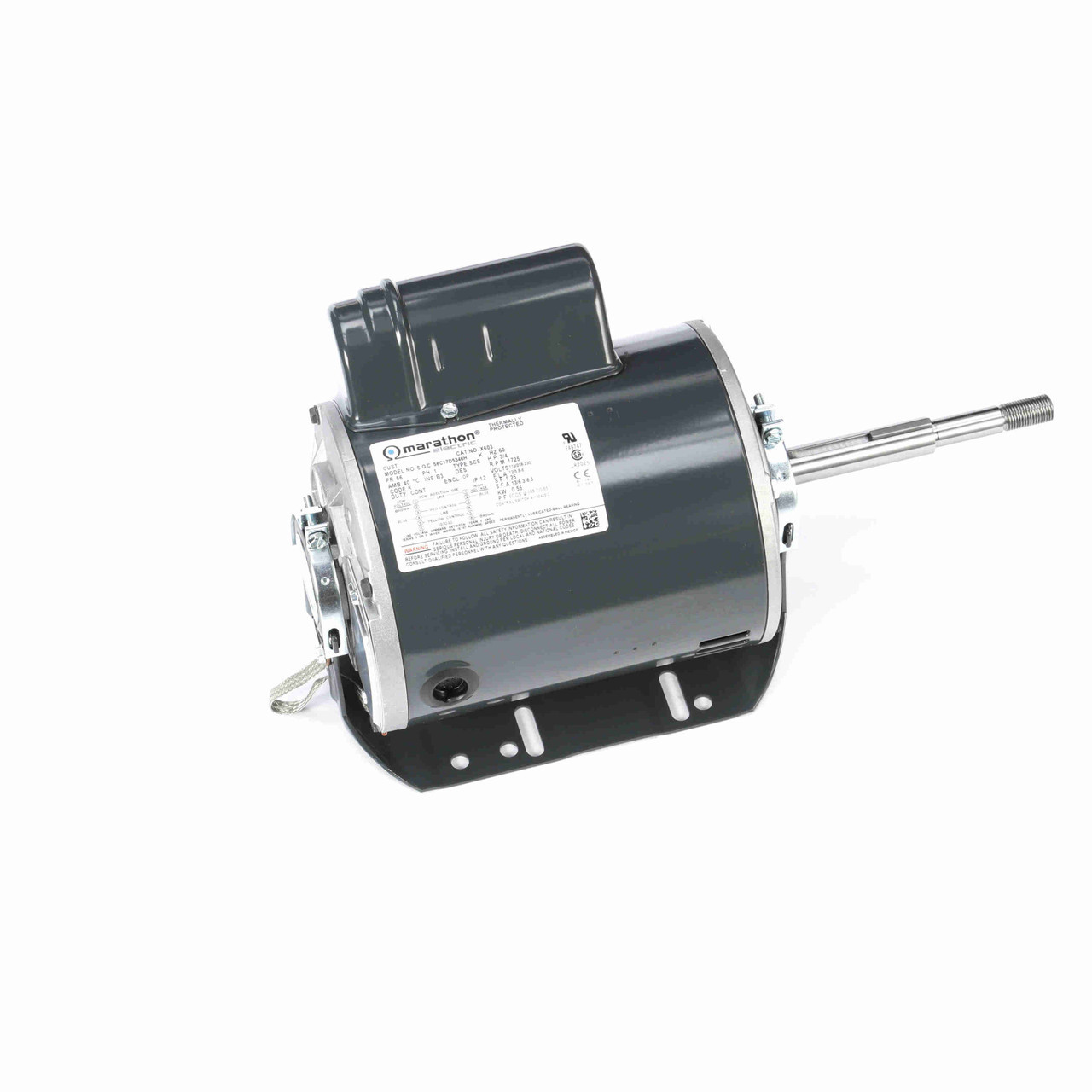 MX603 Marathon 3/4 HP, 1800 RPM 115/208-230 Volts, 1-Phase Commercial Laundry Dryer Motor
