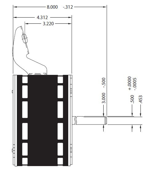LX7921 Nidec | 1/3 hp 1075 RPM 4-Speed 115V; 5.6" Blower Motor