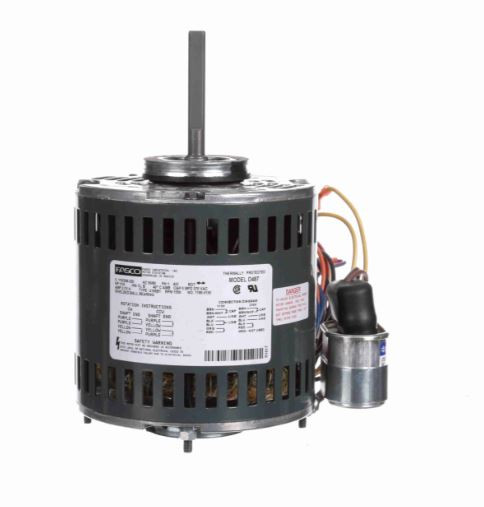 D487 5.0 Diameter Refrigeration Fan Motor 1/10 HP