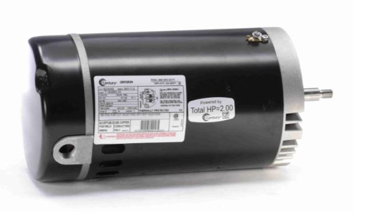 B230SE Century Pool Pump Motor 2 HP 3600 RPM Y56J Frame
