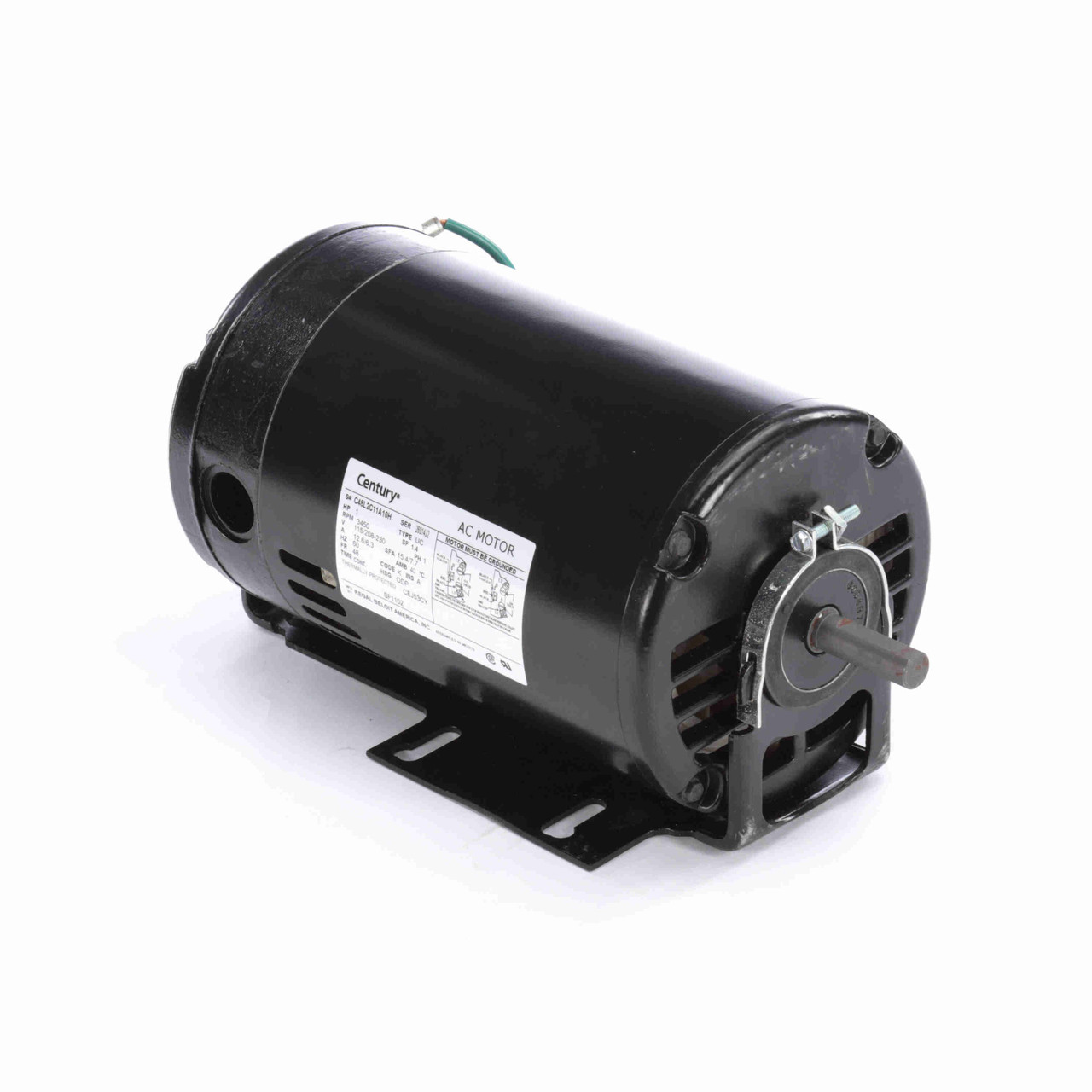 BF1102 Century Fan and Blower Motor 1 HP 3600 RPM 48 Frame