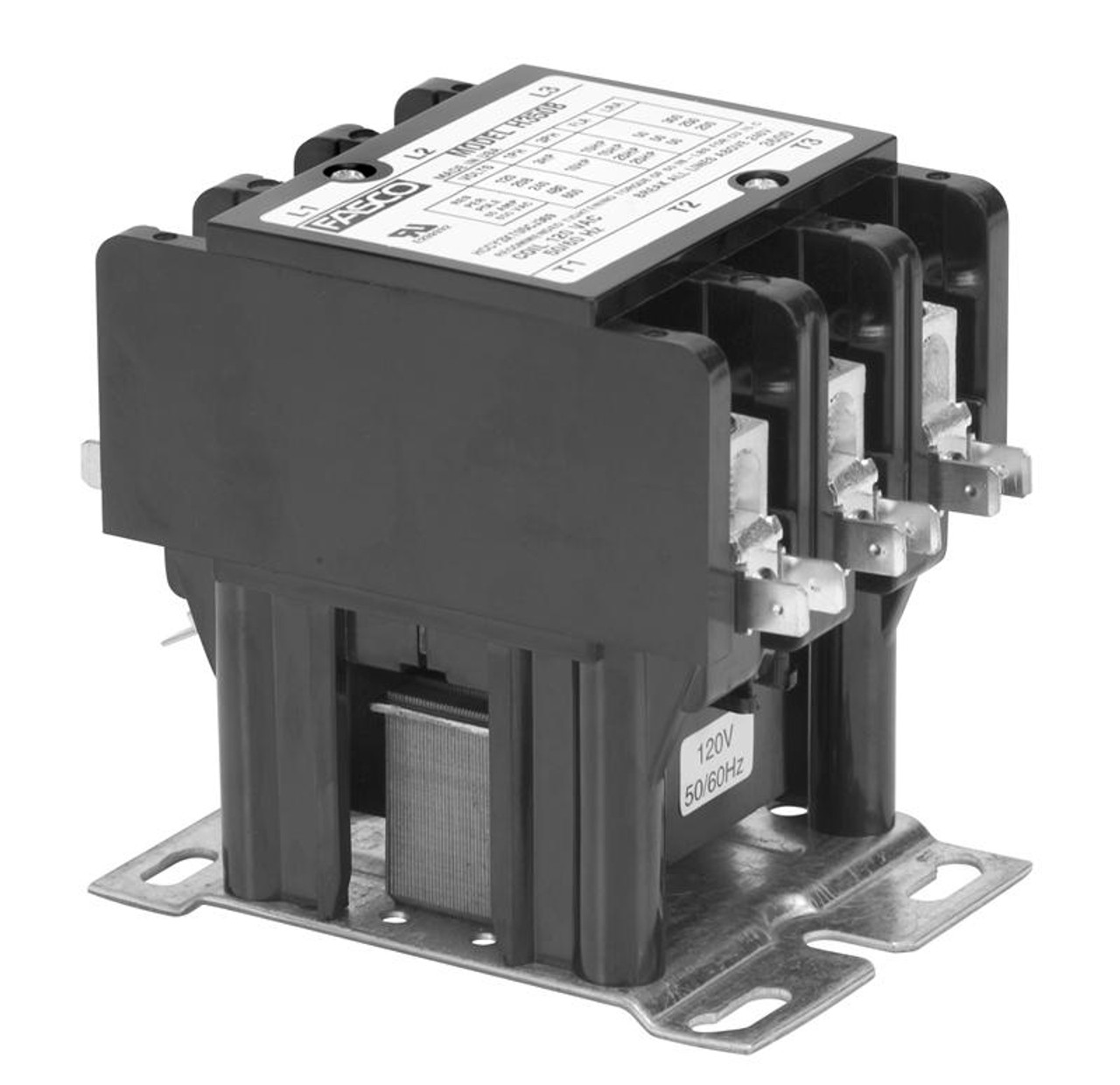 H350B, 3-pole, 50 amp, 120v coil Contactor