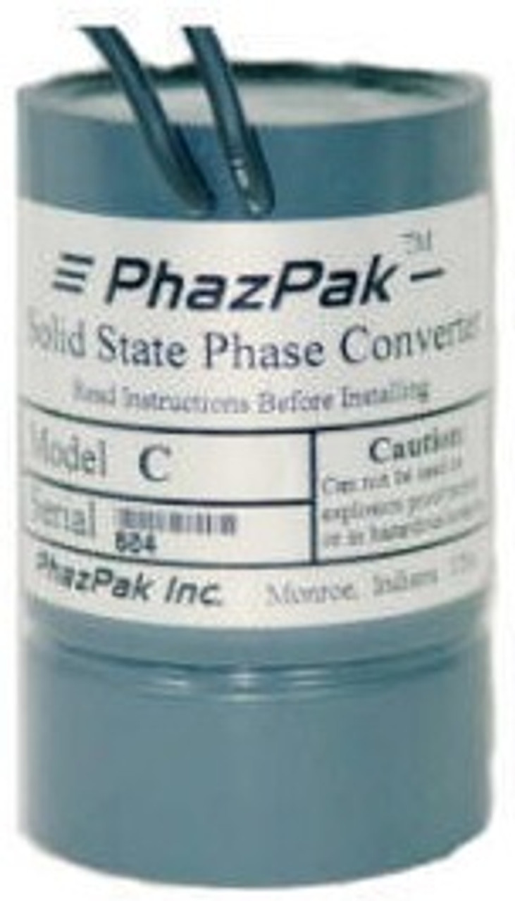 PhazPak E,  3 to 5 HP Phase Converter Standard