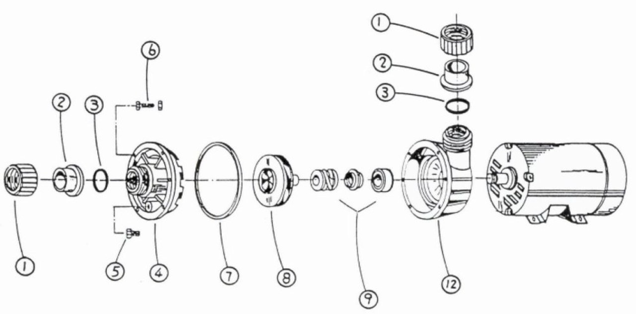 3701 JS Series Side Discharge Part ID#7 Housing Gasket