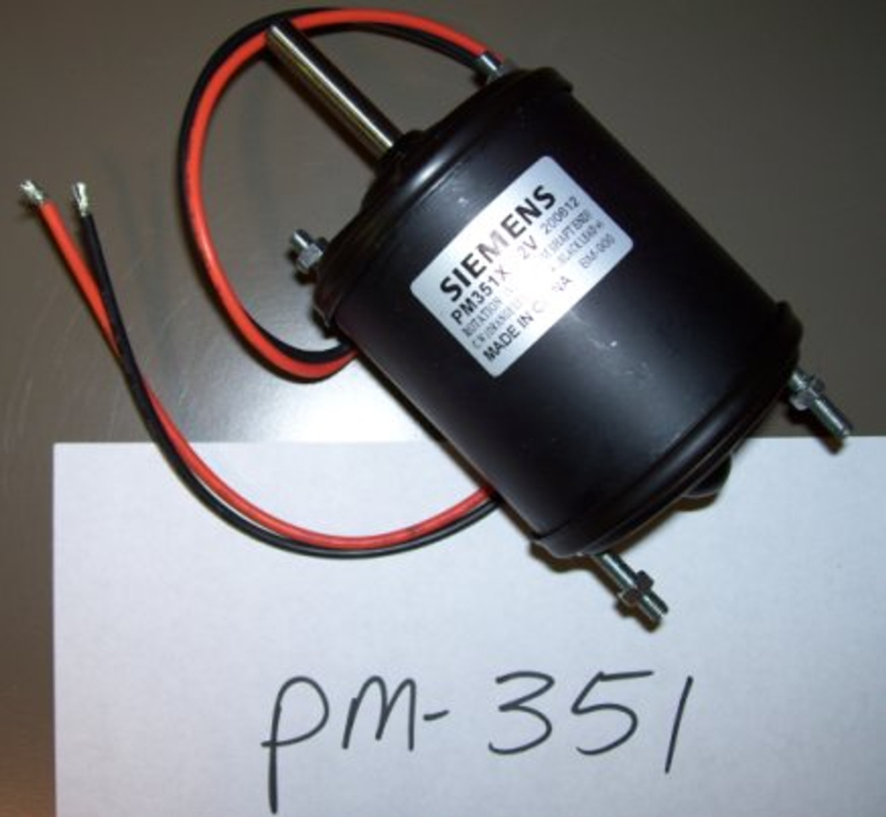 PM351 3" Diameter Siemens DC Blower Motor