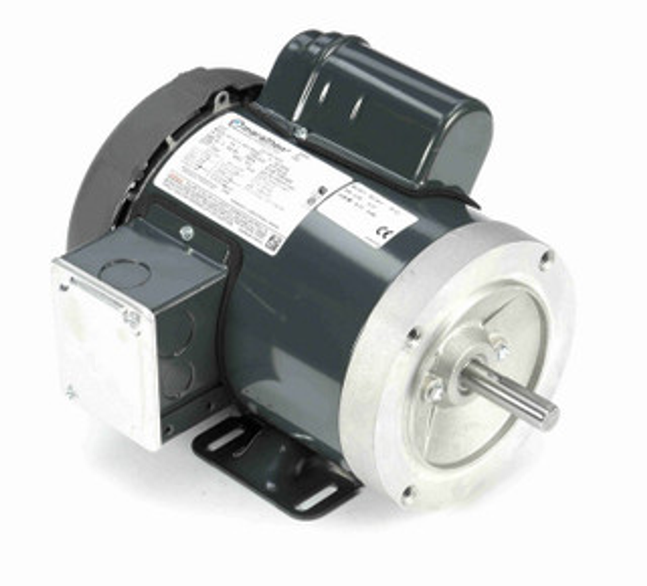 G577 Marathon 1/4 HP, 1200 RPM 115/208-230 Volts, 1-Phase Totally Enclosed C-Face Removable Base