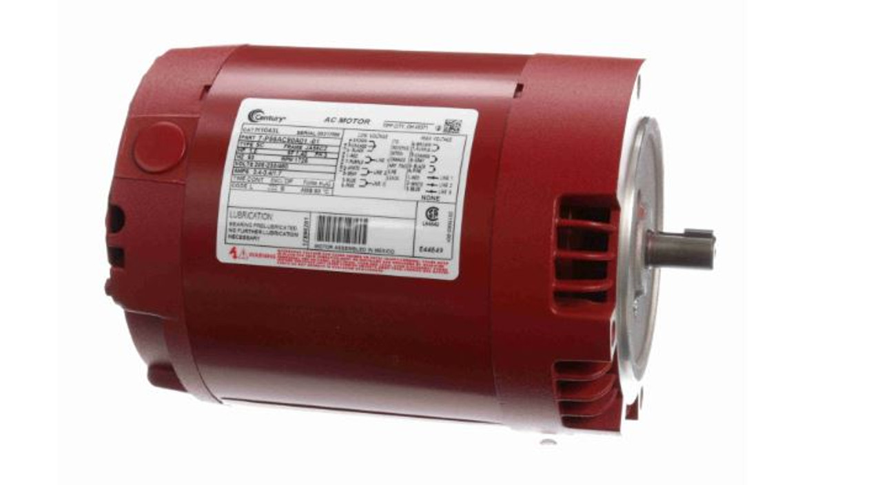 H1043L Century and Universal Electric Hot Water Circulator Pump Motor