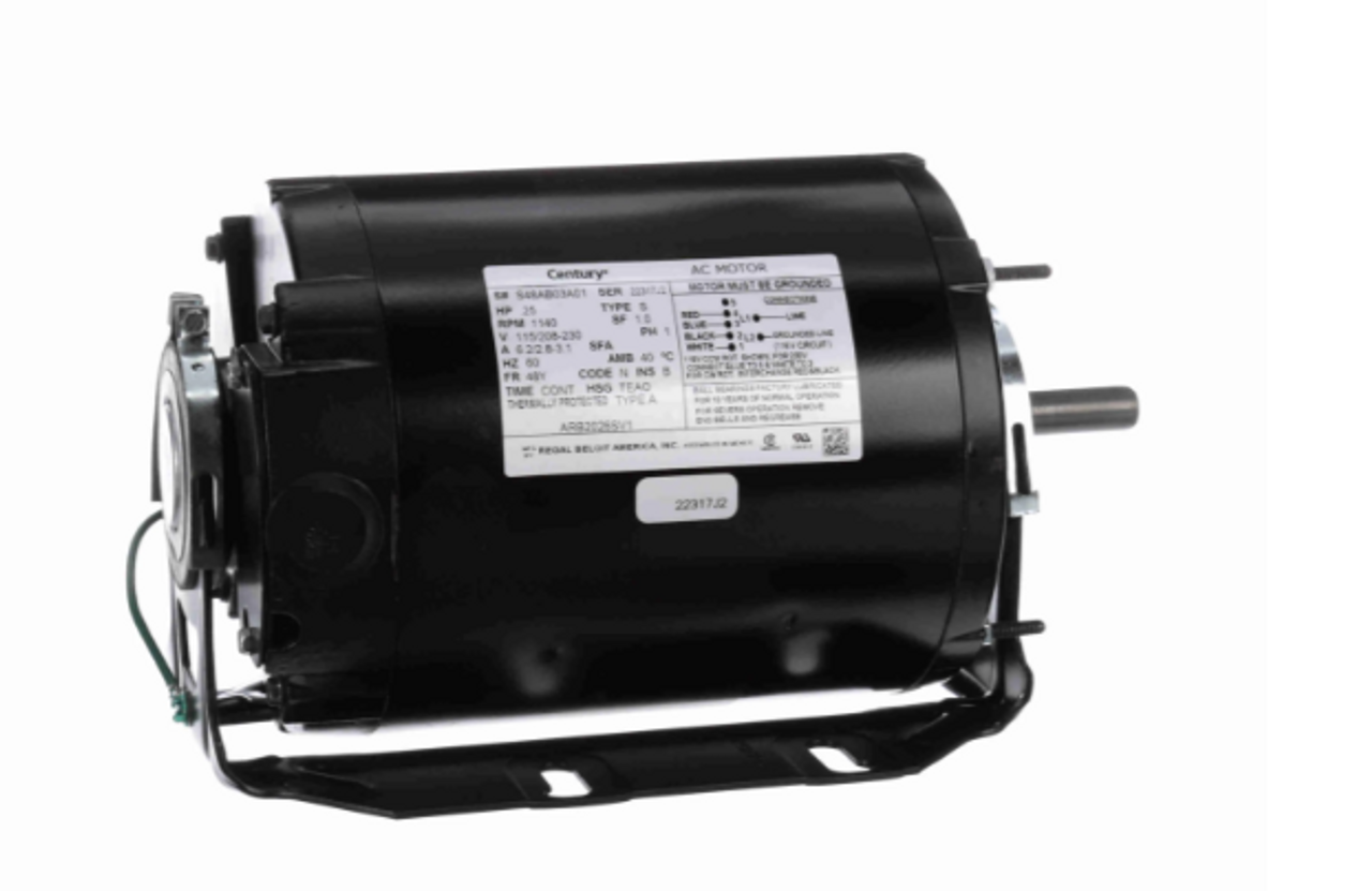 ARB2034SV1 Split Phase Resilient Base Motor 1/3 HP