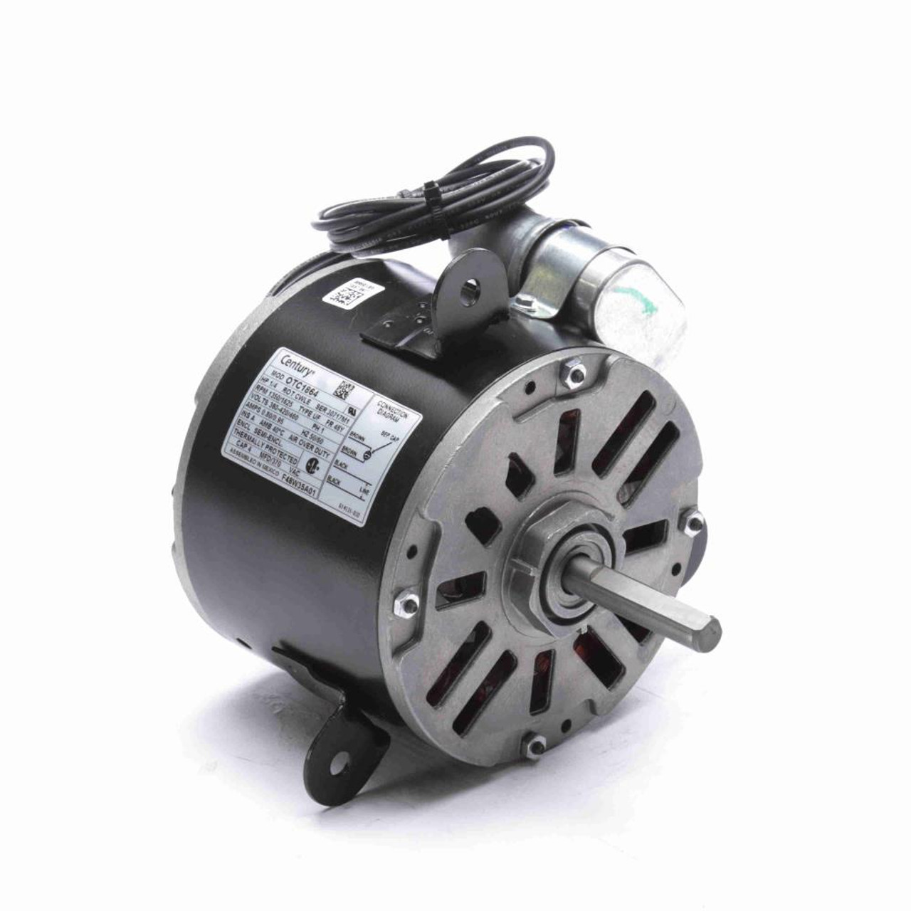 OTC1864 Century Tecumseh Refrigeration Motor (TFM1864) 1/4 hp 1625 RPM 460V