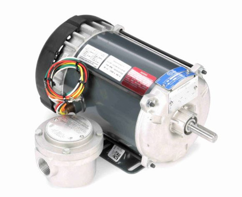 G652 Marathon 1/3 HP 1200 RPM 115/208-230 Volts 56 Frame 1-Phase Explosion Proof Motor