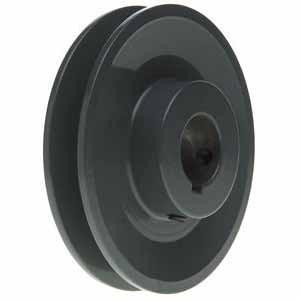 Single Groove Fixed Bore Cast Iron Pulley 5/8" Bore X 2.00 - View #2