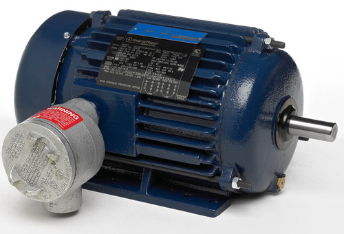 U001A Marathon 1 HP, 1800 RPM 208-230/460 Volts 143T FRAME 3-Phase Explosion Proof Motor